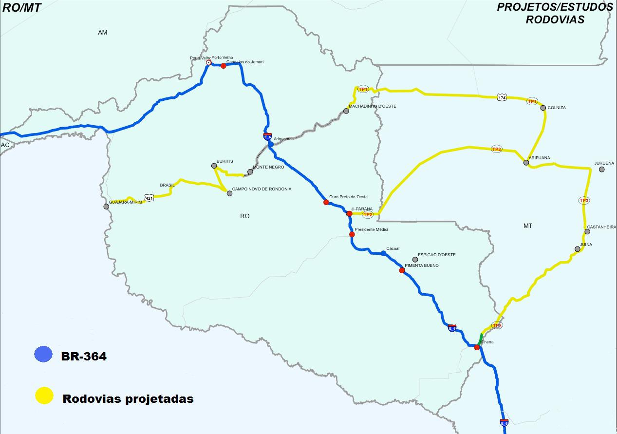 Novas Rodovias em Rondônia